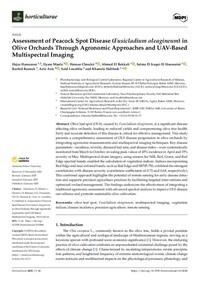 Assessment of Peacock Spot Disease (Fusicladium oleagineum) in Olive Orchards Through Agronomic Approaches and UAV-Based Multispectral Imaging