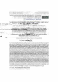 GIS-Based multi-criteria land suitability mapping for scaling faba bean varieties in Ethiopia GIS-Based multi-criteria land suitability mapping for scaling faba bean varieties in Ethiopia