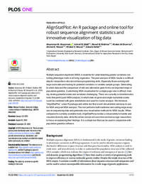 AlignStatPlot: An R package and online tool for robust sequence alignment statistics and innovative visualization of big data AlignStatPlot: An R package and online tool for robust sequence alignment statistics and innovative visualization of big data