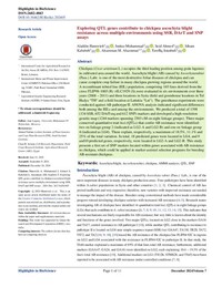 Exploring QTL genes contribute to chickpea ascochyta blight resistance across multiple environments using SSR, DArT and SNP assays