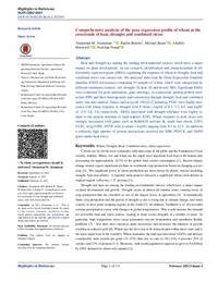 Comprehensive analysis of the gene expression profile of wheat at the crossroads of heat, drought and combined stress Comprehensive analysis of the gene expression profile of wheat at the crossroads of heat, drought and combined stress