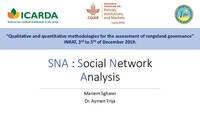 SNA: Social Network Analysis SNA: Social Network Analysis