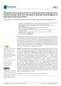 Repeated Cross-Sectional Survey of Ectoparasites in Sheep from Central Tunisia: Does Low Prevalence Indicate Good Hygiene or Resistance to Ectoparasites?