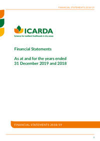 ICARDA 2019 Financial Statement ICARDA 2019 Financial Statement