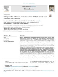 Linking weather and climate information services (WCIS) to Climate-Smart Agriculture (CSA) practices