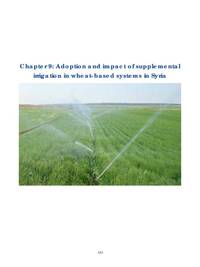 Adoption and impact of supplemental irrigation in wheat-based systems in Syria Adoption and impact of supplemental irrigation in wheat-based systems in Syria