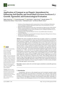Application of Compost as an Organic Amendment for Enhancing Soil Quality and Sweet Basil (Ocimum basilicum L.) Growth: Agronomic and Ecotoxicological Evaluation