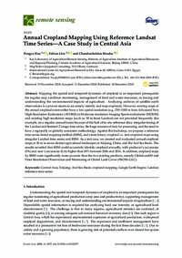 Annual Cropland Mapping Using Reference Landsat Time Series—A Case Study in Central Asia