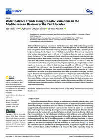 Water Balance Trends along Climatic Variations in the Mediterranean Basin over the Past Decades Water Balance Trends along Climatic Variations in the Mediterranean Basin over the Past Decades