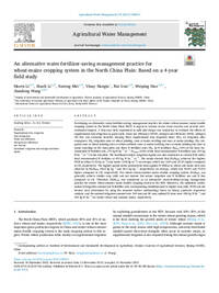 An alternative water-fertilizer-saving management practice for wheat-maize cropping system in the North China Plain: Based on a 4-year field study An alternative water-fertilizer-saving management practice for wheat-maize cropping system in the North China Plain: Based on a 4-year field study
