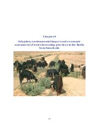 Adaption, environmental impact and economic assessment of water harvesting practices in the Badia benchmark site Adaption, environmental impact and economic assessment of water harvesting practices in the Badia benchmark site
