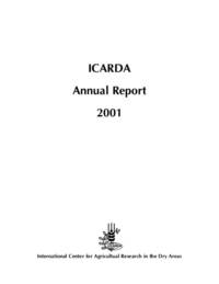 ICARDA Annual Report 2001 ICARDA Annual Report 2001
