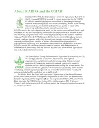 ICARDA Annual Report 2004 ICARDA Annual Report 2004