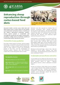 Cactusnet: Promoting the social and ecological benefits of cactus production: Enhancing sheep reproduction through cactus-based feed diets Cactusnet: Promoting the social and ecological benefits of cactus production: Enhancing sheep reproduction through cactus-based feed diets