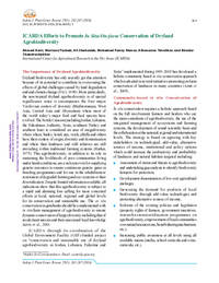ICARDA Efforts to Promote In Situ/On-farm Conservation of Dryland Agrobiodiversity ICARDA Efforts to Promote In Situ/On-farm Conservation of Dryland Agrobiodiversity