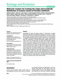 Molecular markers for tracking the origin and worldwide distribution of invasive strains of Puccinia striiformis Molecular markers for tracking the origin and worldwide distribution of invasive strains of Puccinia striiformis