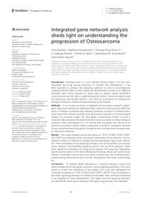 Integrated gene network analysis sheds light on understanding the progression of Osteosarcoma Integrated gene network analysis sheds light on understanding the progression of Osteosarcoma