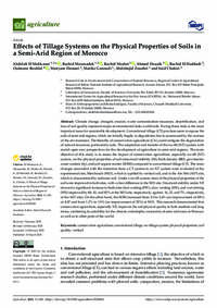 Effects of Tillage Systems on the Physical Properties of Soils in a Semi-Arid Region of Morocco