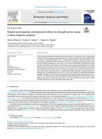 Market participation and pastoral welfare in drought-prone areas: A dose-response analysis 