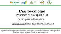 L’Agroécologie Principes et pratiques d'un paradigme nécessaire