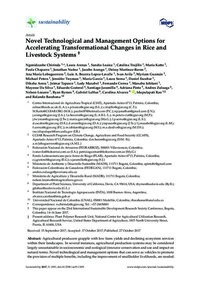 Novel Technological and Management Options for Accelerating Transformational Changes in Rice and Livestock Systems