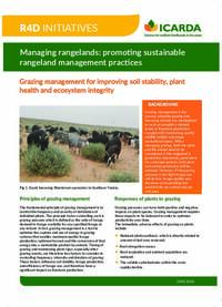Managing rangelands: promoting sustainable rangeland management practices-Grazing management for improving soil stability, plant health and ecosystem integrity Managing rangelands: promoting sustainable rangeland management practices-Grazing management for improving soil stability, plant health and ecosystem integrity