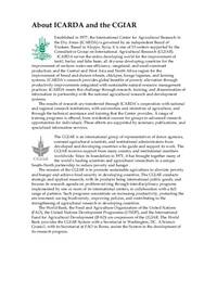 ICARDA Annual Report 2003 ICARDA Annual Report 2003