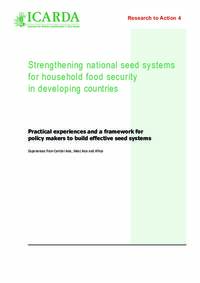 Strengthening national seed systems for household food security in developing countries Strengthening national seed systems for household food security in developing countries
