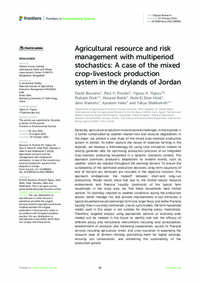 Agricultural resource and risk management with multiperiod stochastics: A case of the mixed crop-livestock production system in the drylands of Jordan