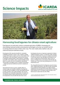 Harnessing food legumes for climate-smart agriculture Harnessing food legumes for climate-smart agriculture