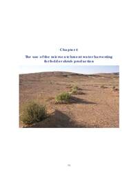 The use of the microcatchment water harvesting for fodder shrub production The use of the microcatchment water harvesting for fodder shrub production