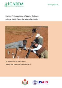 Farmers’ Perceptions of Water Policies: A Case Study from the Jordanian Badia Farmers’ Perceptions of Water Policies: A Case Study from the Jordanian Badia