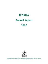 ICARDA Annual Report 2002 ICARDA Annual Report 2002