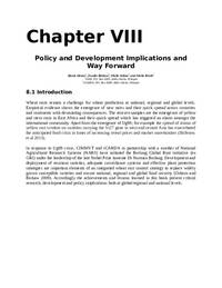 Policy and Development Implications and Way Forward Policy and Development Implications and Way Forward