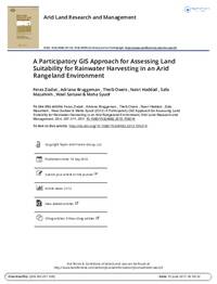 A Participatory GIS Approach for Assessing Land Suitability for Rainwater Harvesting in an Arid Rangeland Environment A Participatory GIS Approach for Assessing Land Suitability for Rainwater Harvesting in an Arid Rangeland Environment
