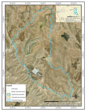 Map of the Badia area currently being restored Map of the Badia area currently being restored