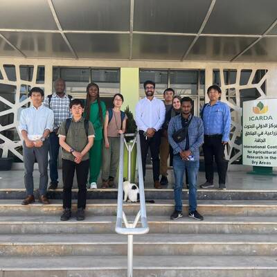 Mohamed Daybuyy visit to ICARDA research facilities in Morocco. Mohamed Daybuyy visit to ICARDA research facilities in Morocco.