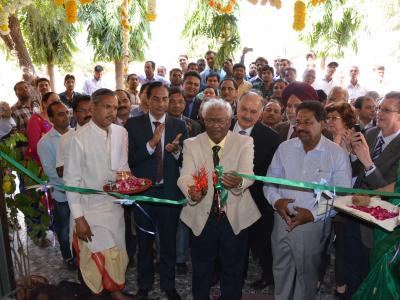 World Food Prize laureate, Dr. Sanjaya Rajaram inaugurates ICARDA's Global Pulses Research Platform near Bhopal, India 