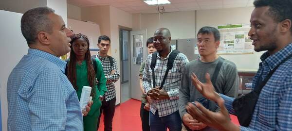 Mohamed Daybuyy visit to ICARDA research facilities in Morocco. Mohamed Daybuyy visit to ICARDA research facilities in Morocco.