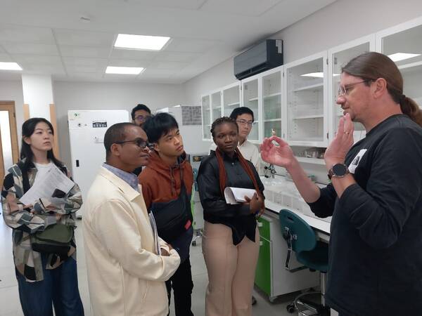 Tottri University students at ICARDA Morocco