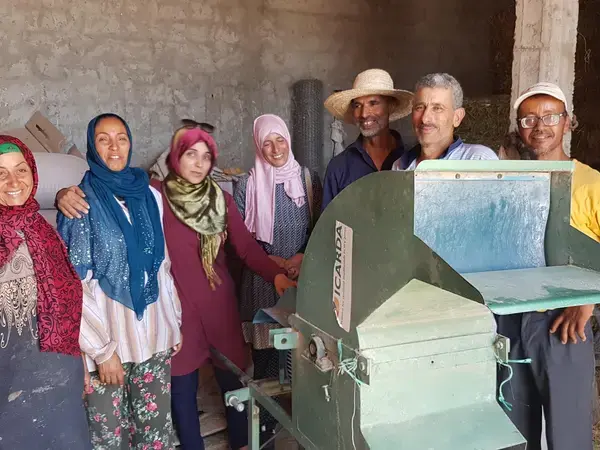 Farmers at GDA Sers, Tunisia