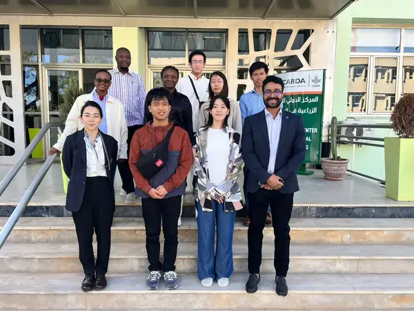Tottori students at ICARDA