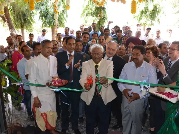 World Food Prize laureate, Dr. Sanjaya Rajaram inaugurates ICARDA's Global Pulses Research Platform near Bhopal, India 