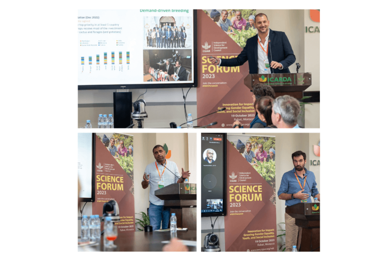 ICARDA scientists also presenting their latest work to the council ISDC ICARDA Scientist