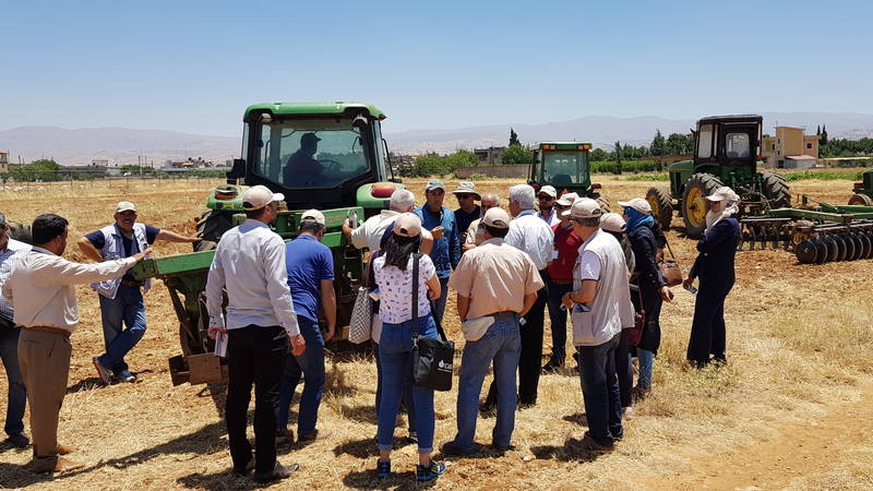 Practical sessions on agricultural machinery 