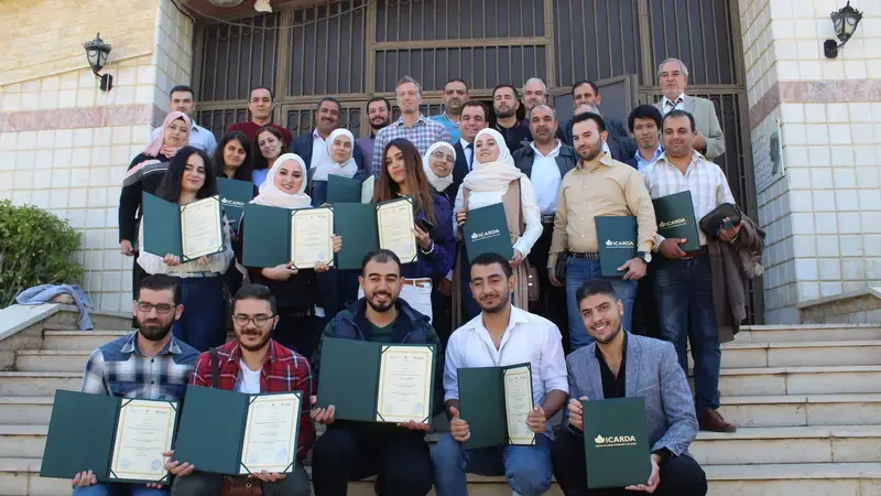 Training on Efficient irrigation techniques and rainwater harvesting