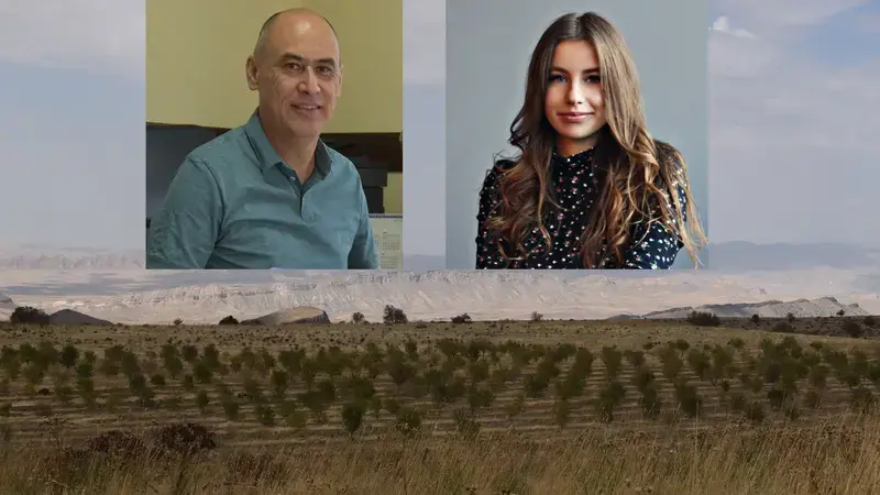 Dr. Akmal Akramkhanov and MSc student Anastasiya Shyrokaya