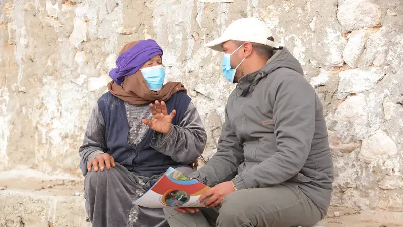 Woman in the Tunisian rangelands (picture: Zied Idoudi)
