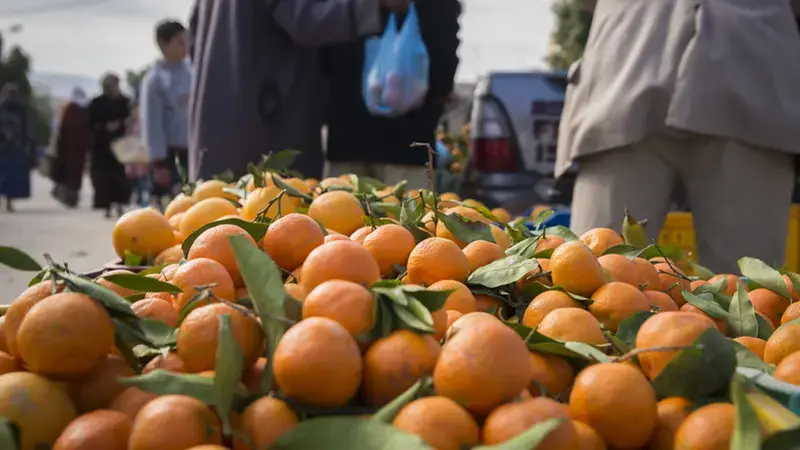 Tunisian village market