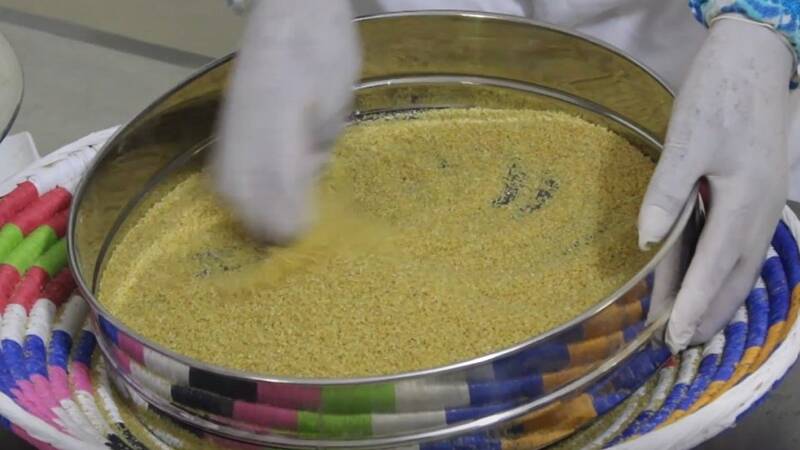 Couscous production in Morocco